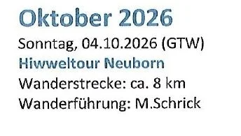 Veranstaltung: Hiwweltour Neuborn PWV So 04.​10.​2026