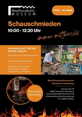 Veranstaltung: Schauschmieden Mi 27.​05.​2026