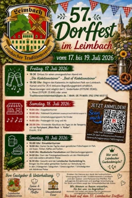 Dorffest in Leimbach vom 17. - 19. Juli