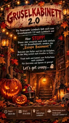 Gruselkabinett 2.0 in Leimbach am 31. Oktober