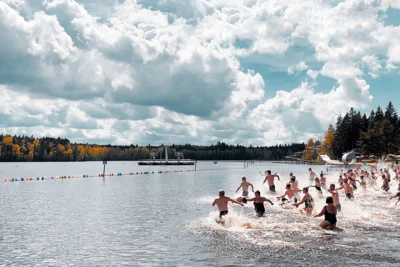 SILBERSTROM Anbaden am Filzteich Foto: Stadtwerke Schneeberg (Bild vergr&ouml;&szlig;ern)