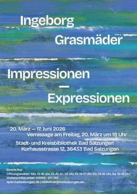 Vernissage "Impressionen - Expressionen" mit Ingeborg Grasm&auml;der