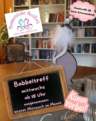 Veranstaltung: Babbeltreff Mi 12.​08.​2026