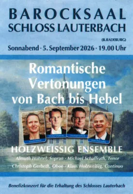 Holzweissig Ensemble Benefizkonzert Schloss Lauterbach (Bild vergr&ouml;&szlig;ern)