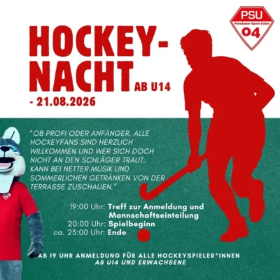 Flyer Hockeynacht 2026