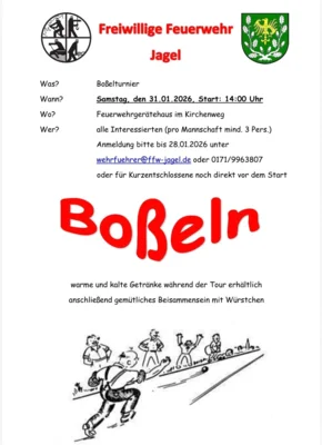 Plakat Boßeln 2026