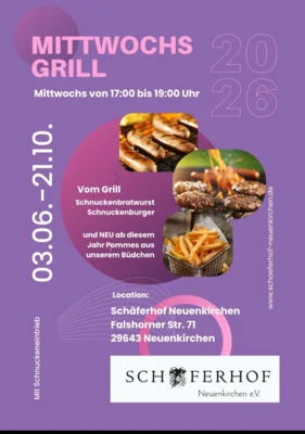 Plakat Mittwochsgrill