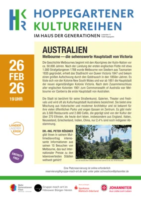 Flyer zur Veranstaltung mit weiteren Hinweisen zu Inhalt, Ort und Zeit der Veranstaltung.