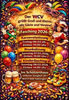 Fasching 2026 beim WCV
