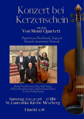 Veranstaltung: Konzert bei Kerzenschein Sa 17.​10.​2026
