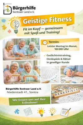 Flyer Geistige Fitness (Bild vergr&ouml;&szlig;ern)