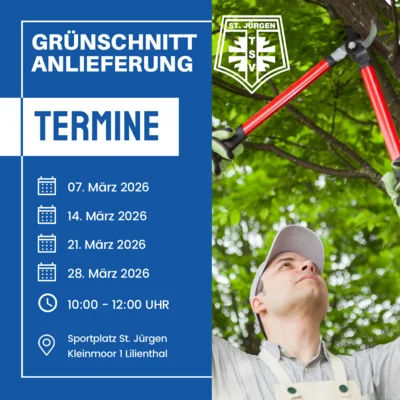 Veranstaltung: Bringt euren Gr&uuml;nschnitt - Gemeinsam f&uuml;r das Osterfeuer! Sa 28.​03.​2026