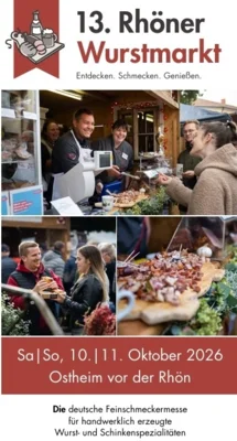 Veranstaltung: Auftritt der Original Ginolfser Dorfmusikanten am Wurstmarkt in Ostheim So 11.​10.​2026