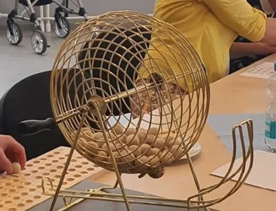 Bingospiel steht auf dem Tisch