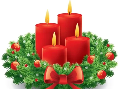 Clip mit Adventskranz als Symbol für Advent