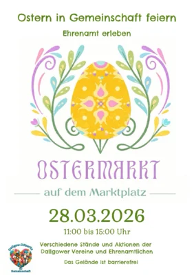 Veranstaltung: Ostermarkt Sa 28.​03.​2026