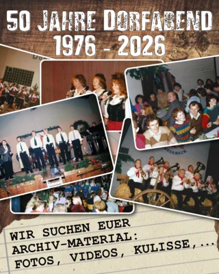 Wir suchen euer Archiv-Material. (Bild vergr&ouml;&szlig;ern)