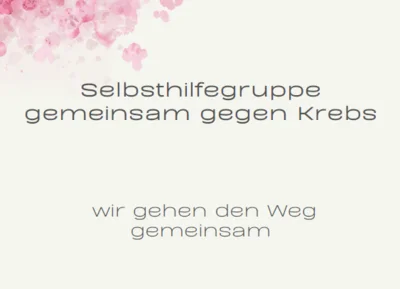 Veranstaltung: Selbsthilfegruppe gemeinsam gegen Krebs Di 09.​06.​2026