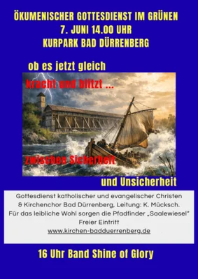 Kurpark, Gottesdienst im Grünen mit Chören der Region & 16 Uhr Shine of Glory