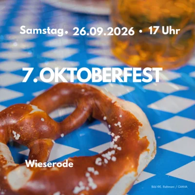 Bild mit Vorankündigung zum Oktoberfest (Bild vergr&ouml;&szlig;ern)