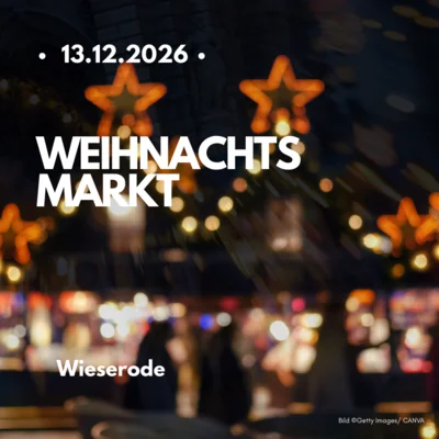 Bild mit Vorankündigung zum Weihnachtsmarkt (Bild vergr&ouml;&szlig;ern)