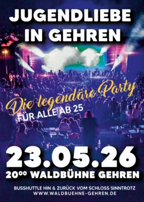 Veranstaltung: Jugendliebe Sa 23.​05.​2026
