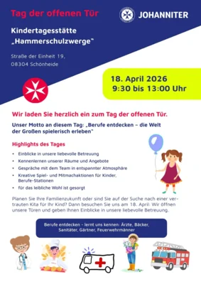Veranstaltung: Tag der offenen T&uuml;r Sa 18.​04.​2026