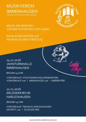 Veranstaltung: Musikverein Immenhausen: Konzert Sa 14.​11.​2026