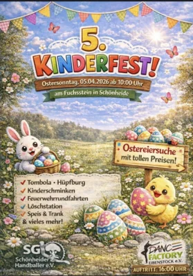 Veranstaltung: 5. Kinderfest am Fuchsstein in Sch&ouml;nheide So 05.​04.​2026