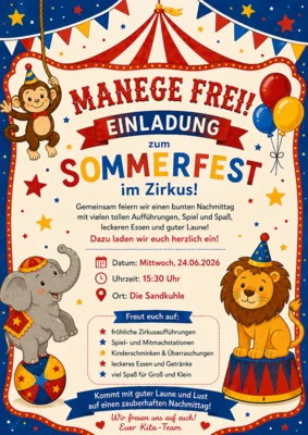Einladung zum Sommerfest (Bild vergr&ouml;&szlig;ern)