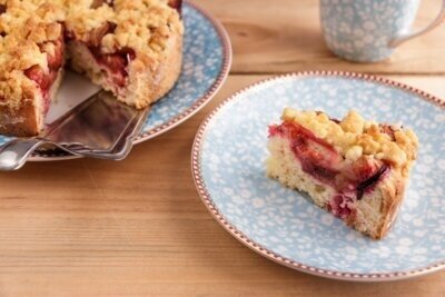 hausgebackener Kuchen der Frauen des Friedländer Faschingsvereines