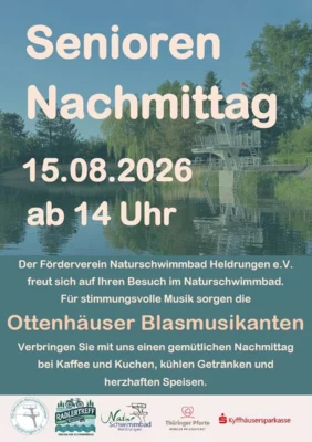 Seniorennachmittag im Naturschwimmbad Heldrungen