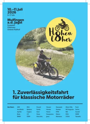 Veranstaltung: Oldtimertreffen f&uuml;r Motorr&auml;der 10. – 11.07.2026