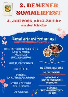 Veranstaltung: Sommerfest Sa 04.​07.​2026