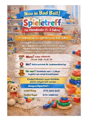 Veranstaltung: Spieletreff f&uuml;r Kleinkinder (1 - 3 Jahre) Mi 27.​05.​2026