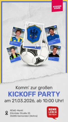 Veranstaltung: TSV Gem&uuml;nden Aktion Stickers Star startet Sa 21.​03.​2026