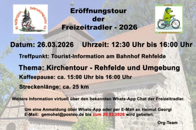 Eröffnungstour der Freizeitradler (Bild vergr&ouml;&szlig;ern)