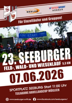 Veranstaltung: 23. Seeburger Feld-, Wald- und Wiesenlauf So 07.​06.​2026