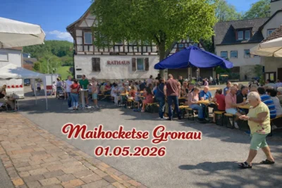 Maihocketse Gronau am 01.05. - Termin vormerken