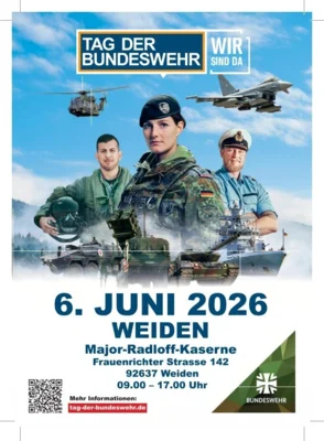 Veranstaltung: Tag der Bundeswehr in Weiden Sa 06.​06.​2026