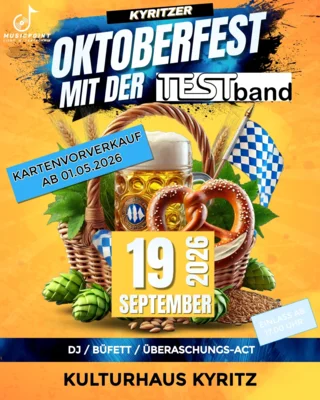 Kyritzer Oktoberfest - Plakat KI-generiert