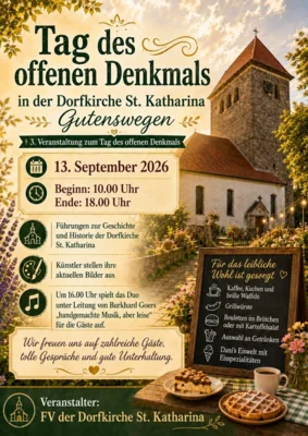 Veranstaltung: Tag des offenen Denkmals So 13.​09.​2026