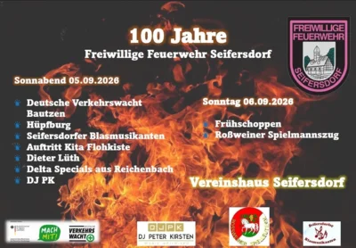 100 Jahre Freiwillige Feuerwehr Seifersdorf (Bild vergr&ouml;&szlig;ern)