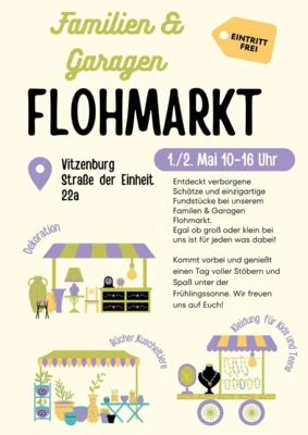 Flohmarkt am 1. und 2. Mai in Vitzenburg