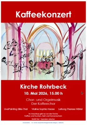 Veranstaltung: Der Kaffeechor - Kaffeekonzert in der Kirche Rohrbeck So 10.​05.​2026
