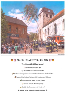 Maibaumaufstellen (KI erstellt)