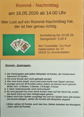 Rommé-Nachmittag