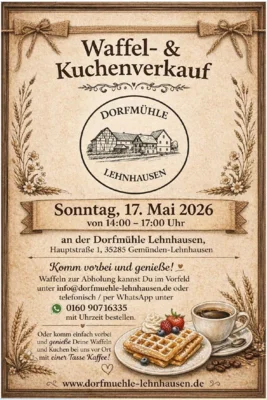 Veranstaltung: Waffel- und Kuchenverkauf So 17.​05.​2026
