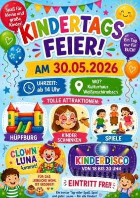 Kindertagsfeier in Weißenschirmbach am 31. Mai