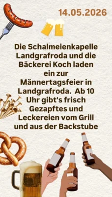 Männertagsfeier in Landgrafroda am 14. Mai
